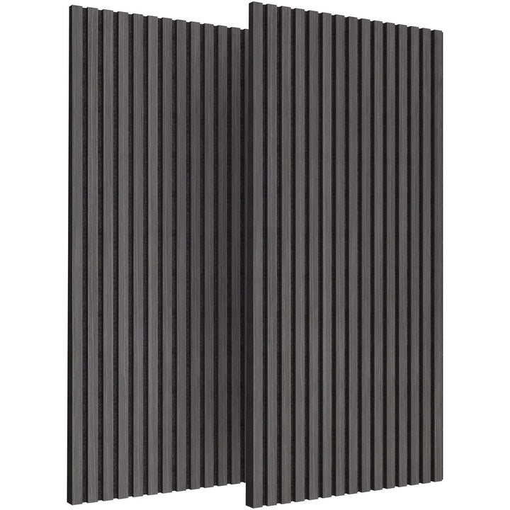 TONOR Holzfurnier Akustikpaneele selbstklebend,1,44m²-2 Stück 120x60x1,9cm 3D Wandpaneele Holzoptik,
