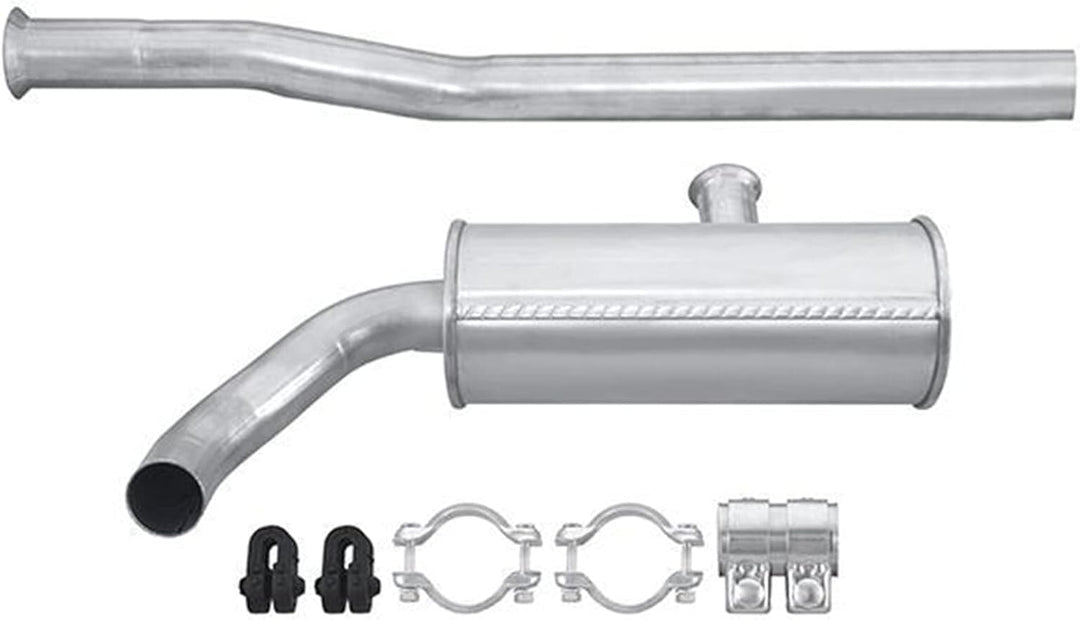 HELLA 8LC 366 025-761 Mittelschalldämpfer - Easy2Fit® Kit - mitte - zweiteilig - Set mit Anbauteilen