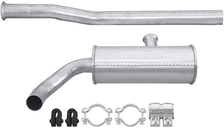 HELLA 8LC 366 025-761 Mittelschalldämpfer - Easy2Fit® Kit - mitte - zweiteilig - Set mit Anbauteilen