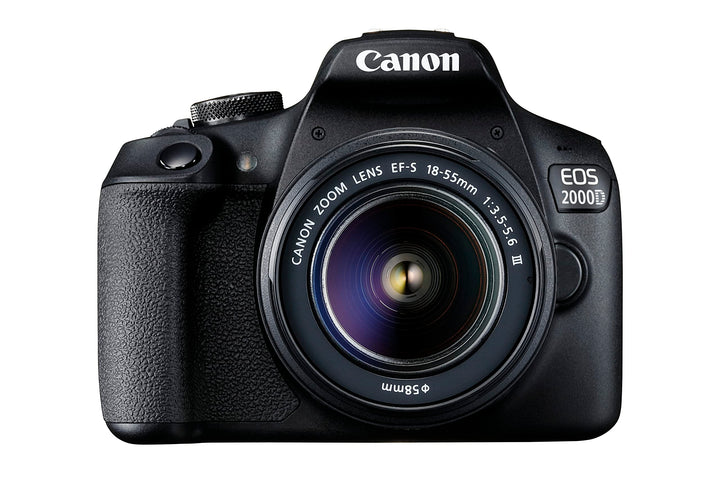 Canon EOS 2000D + EF-S 18-55mm III Objektiv - Einfach zu bedienende DSLR-Kamera mit vielseitigem Obj