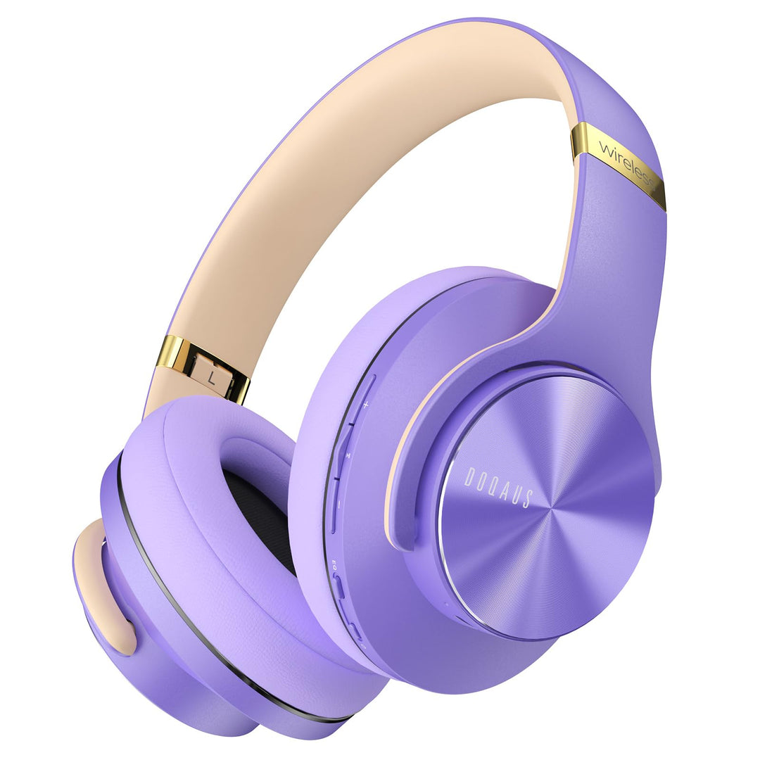 DOQAUS Kopfhörer Kabellos Bluetooth Over-Ear 90 Stunden,Bluetooth Kopfhörer Over Ear,Headphones Wire