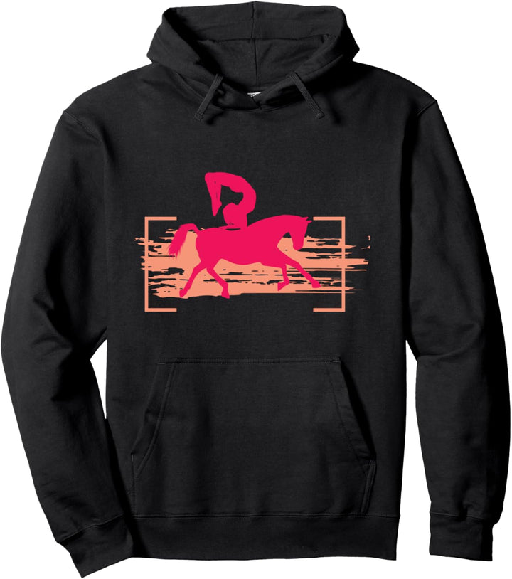 Pferd Pferdesport Voltigieren Reiten Volti Reiterin Geschenk Pullover Hoodie