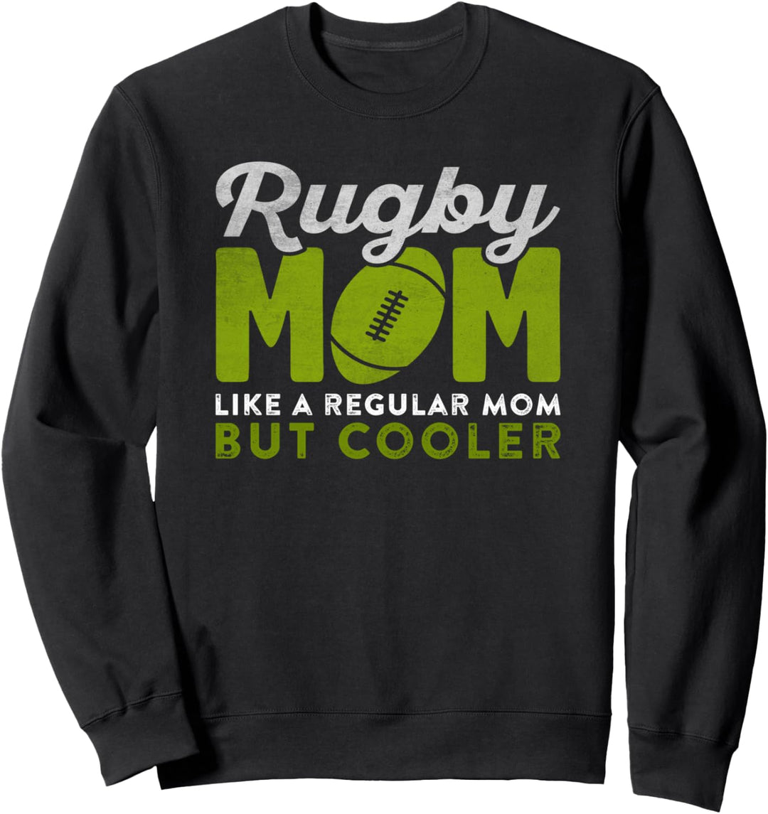 Lustiges Rugby-Mutter-Zitat, das wie eine normale Mutter Sweatshirt