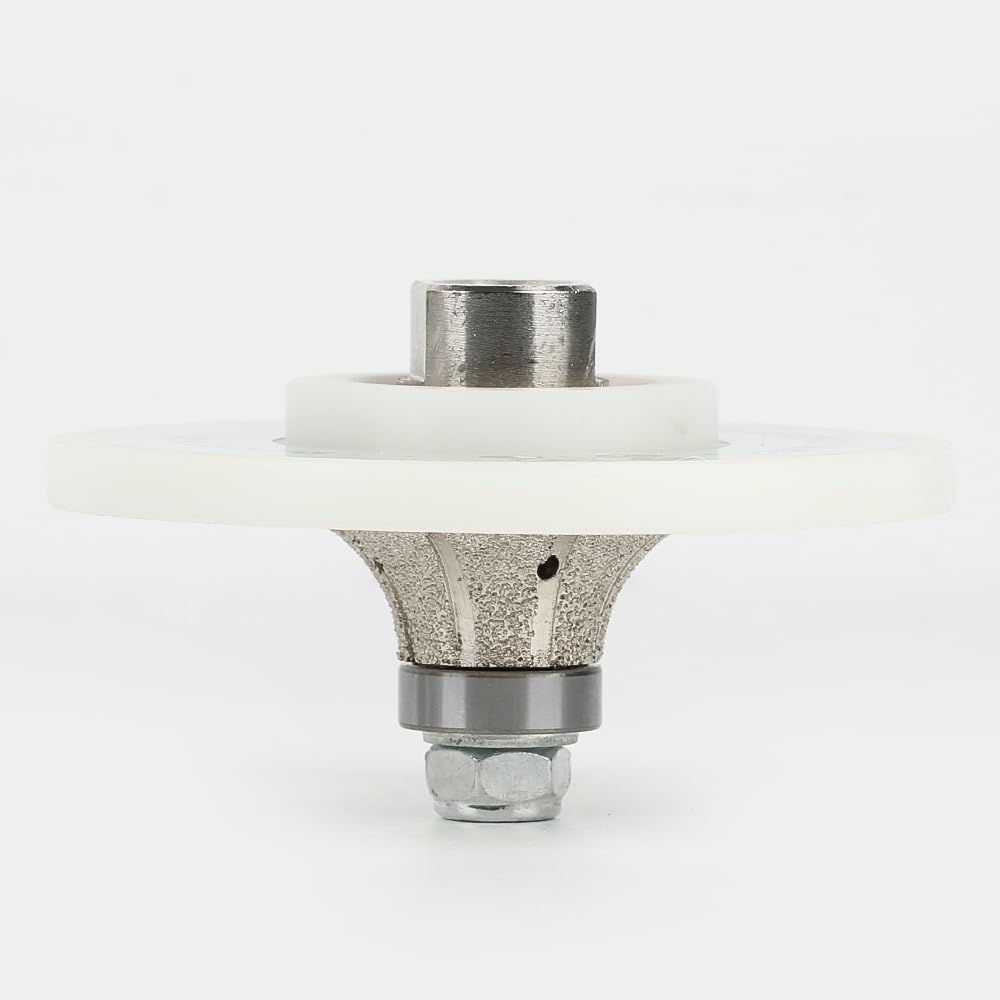 Diamant-Handprofiler/Fräser, weisse Nylonabdeckung für Granit-Arbeitsplatten, volle Bullnose (B20),