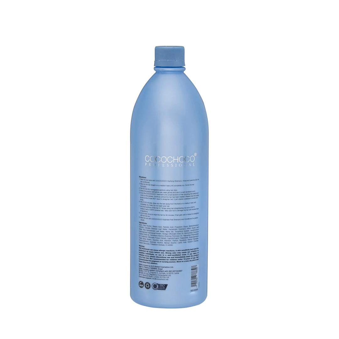 Cocochoco Professional Pure Total Repair Brazilian Keratin Hair Treatment, 1000 ml 1 l (1er Pack), 1