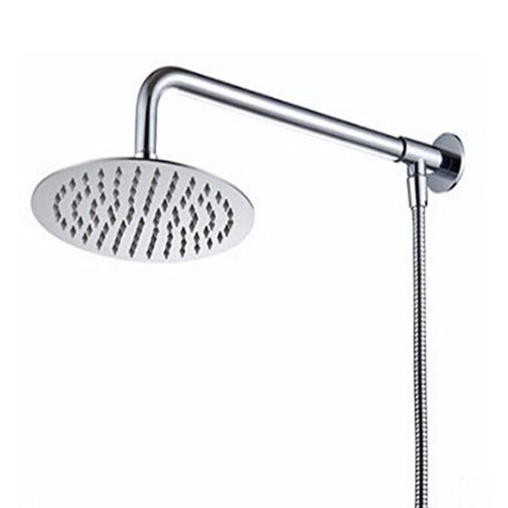 Hiendure® 25cm Runde Luxus Regendusche Einbauduschköpfe Edelstahl Duschkopf aus Edelstahl Spiegeleff