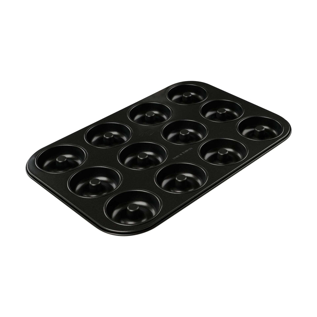 Dr. Oetker 12er Donutbackform TRADITION, Donutform mit Antihaftbeschichtung, hochwertige Backform mi
