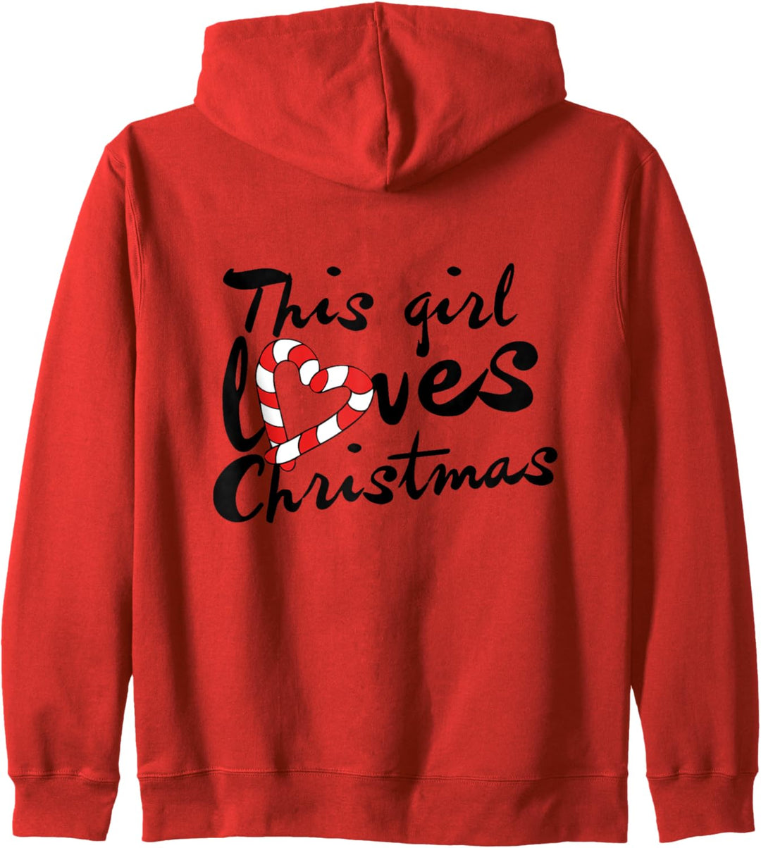 This girl Loves Christmas Kapuzenjacke