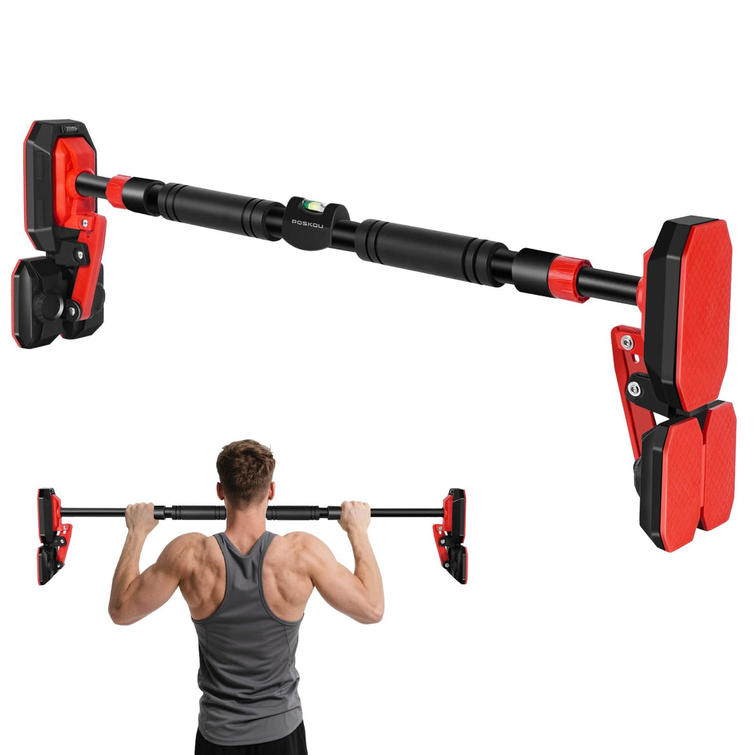 Klimmzugstange für die Tür, Klimmzugstange für Zuhause, 76–100 cm, ohne Schrauben, Heimtrainingsgerä