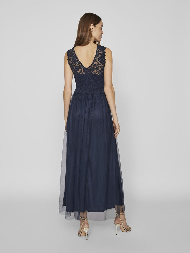 Vila Female Maxikleid VILYNNEA Spitzen 34 Total Eclipse 1, 34 Total Eclipse 1