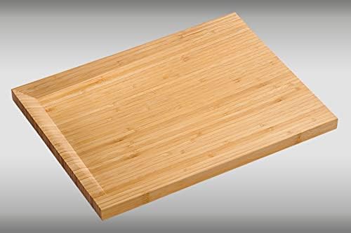 Kesper | Profischneidebrett, Material: FSC®-zertifizierter Bambus, Masse: B 38 x T 28 x H 2,5 cm, Fa