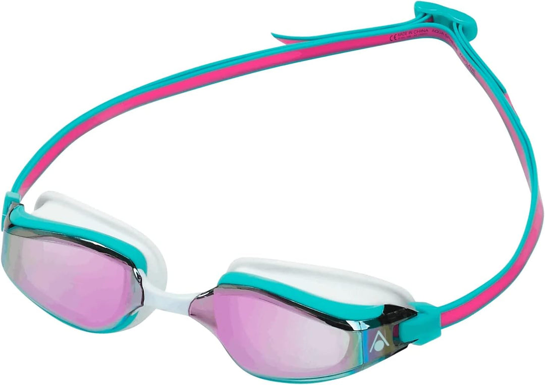 Aqua Sphere Schwimmbrille Marke Modell Schwimmbrille für Erwachsene Fastlane Türkis Erwachsene