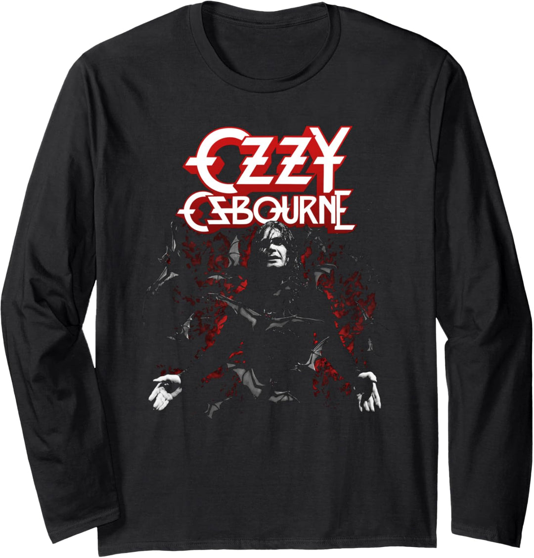 Ozzy Osbourne - Ozzy With Bats Langarmshirt