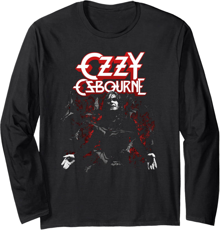 Ozzy Osbourne - Ozzy With Bats Langarmshirt