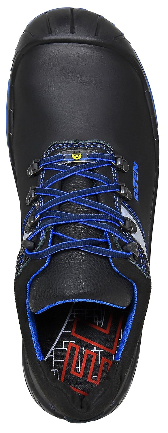 ELTEN Sicherheitsschuhe Alessio Low ESD S3, Damen und Herren, Leder, Stahlkappe, leicht, robust, Sch