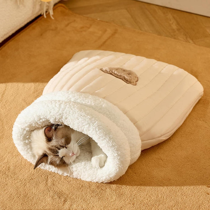 Cat Winter Sleeping Bag Warm Pet Bed, Schlafsack Für Katzen, Katzenschlafsack, Weiche Und Bequeme Ka