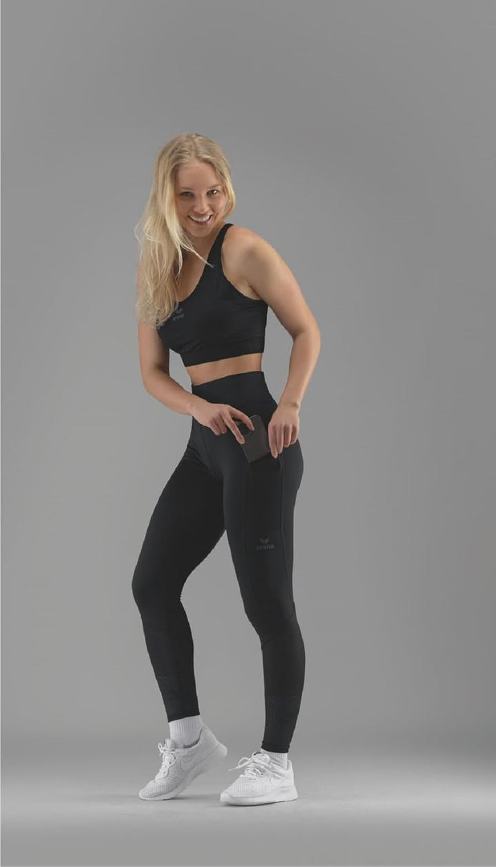 Erima Damen Tight Sport 34 Schwarz, 34 Schwarz