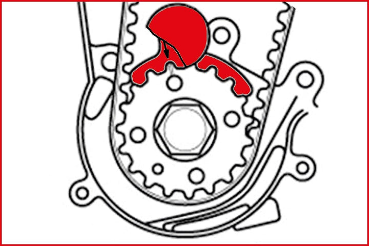 KS Tools 400.2700 VAG - Motoreinstell-Werkzeug-Satz, 6-tlg. Universal