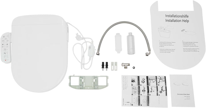 Bidet Toilettensitz 1030W Mit Warmlufttrockner Und Fernbedienung, Dusch WC Sitz Mit Sitzheizung Und