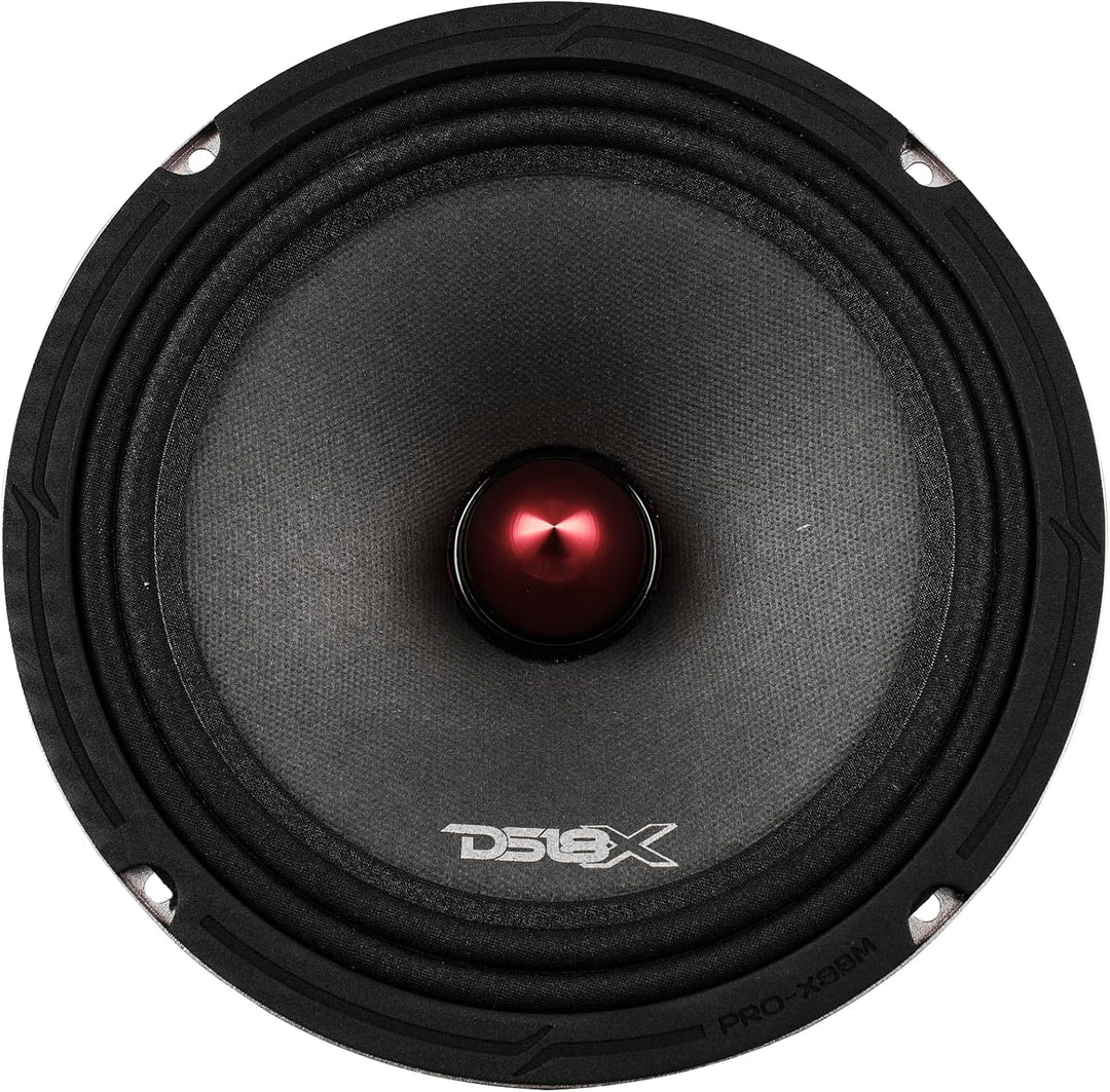 DS18 PRO-X8BM Auto-Mitteltöner, 20,3 cm, 600 W, 8 Ohm, Bass-Lautsprecher 8 Ohm 20,3 cm, 8 Ohm 20,3 c