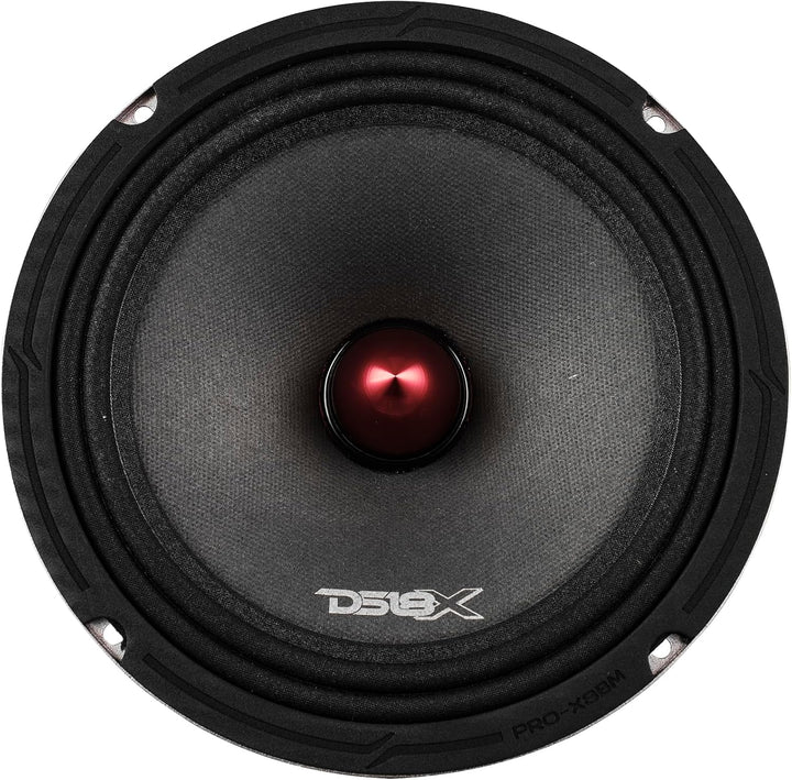 DS18 PRO-X8BM Auto-Mitteltöner, 20,3 cm, 600 W, 8 Ohm, Bass-Lautsprecher 8 Ohm 20,3 cm, 8 Ohm 20,3 c