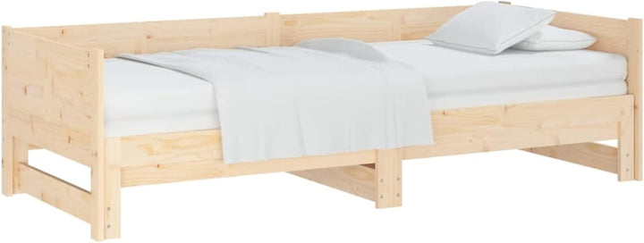 Tidyard Ausziehbares Tagesbett Sofa Sofabett Schlafsofa Bett Bettgestell Bettrahmen Bettsofa Doppelb