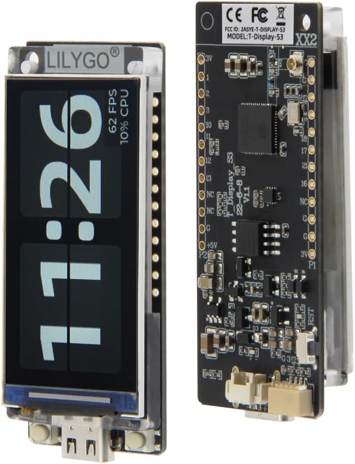LILYGO T-Display-S3 ESP32-S3 1.9 Zoll ST7789 LCD Display TTGO Entwicklungsboard Lötstiftleiste Versi