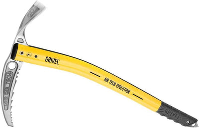 Grivel Air Tech Evolution T with Easy Slider Light+ Gelb - Vielseitiger Stabiler Stahl Eispickel, Gr