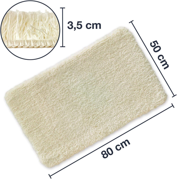WohnDirect Premium Badematte Einzeln zum Set kombinierbar • Badvorleger Duschmatte • rutschfest & Wa