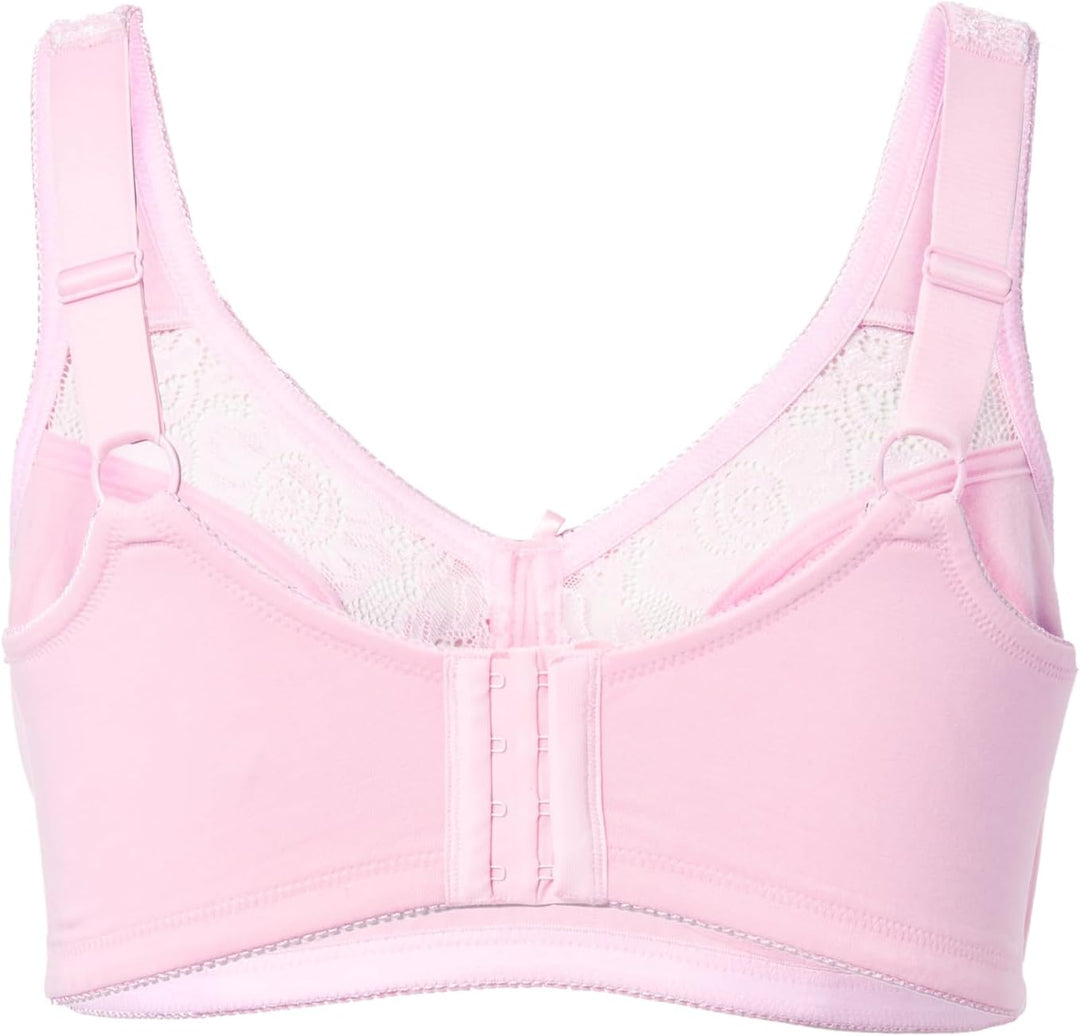 Ulla Popken Damen grosse Grössen Übergrössen Plus Size Entlastungs-BH, Spitze, ohne Bügel 800619 85C