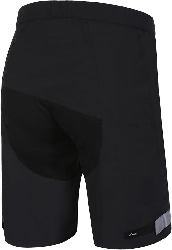 PROTECTIVE Regenhose Unisex P-Seattle Short - Neongelb 5XL Schwarz, 5XL Schwarz