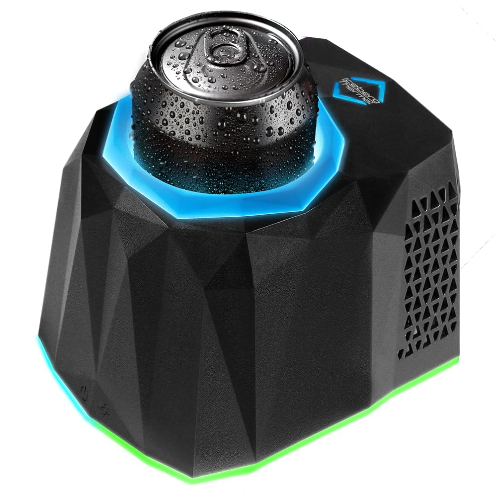 Iceberg Thermal IceFLOE Aurora Thermo-Gaming-Dosenkühler, RGB-Dosenkühler, kompakter thermoelektrisc
