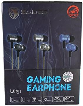 Sades In-Ear-Gaming-Kopfhörer schwarz schwarz/blau SA-609-BLUE (Blau), SA-609-BLUE (Blau)