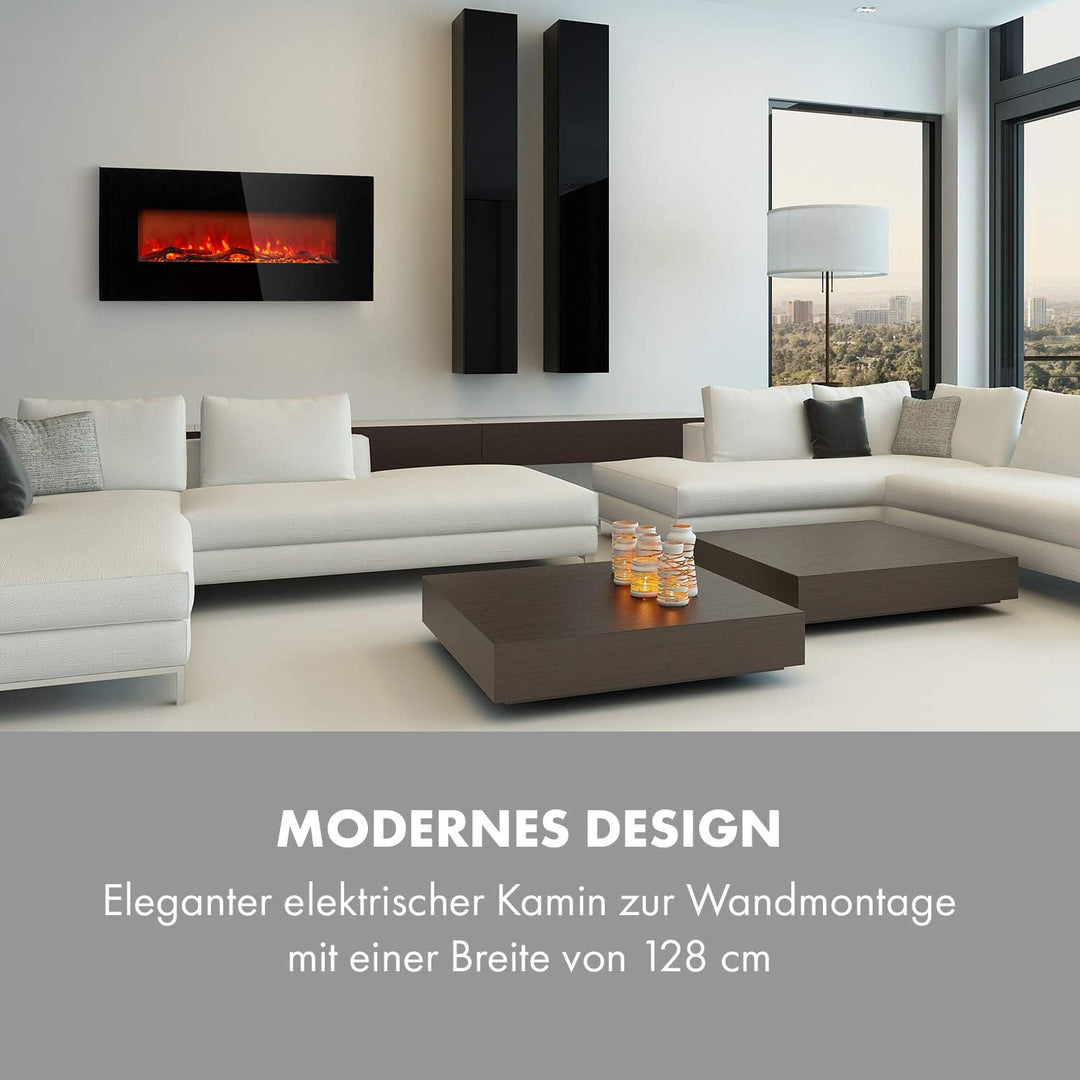 Klarstein Elektrokamin, Elektro Heizungen für Wohnzimmer & Innenräume, Elektrischer Kamin mit LED Fl