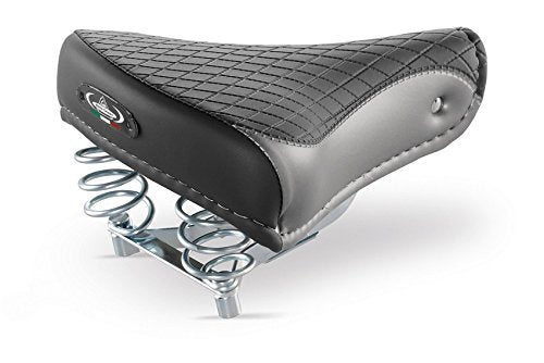 Selle Montegrappa FAHRRADSATTEL CITYSATTEL Leder Damen Herren für CITYRAD BEACHCRUISER HOLLANDRAD in