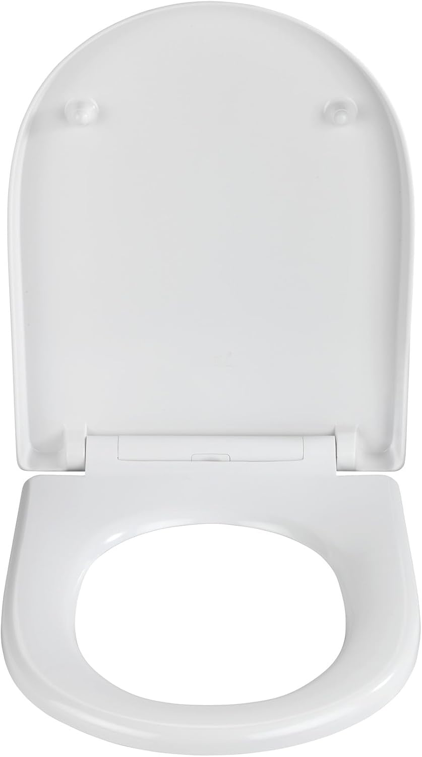 WENKO WC-Sitz Exclusive Nr. 10, hygienischer Toilettensitz mit Absenkautomatik, passend für Laufen P