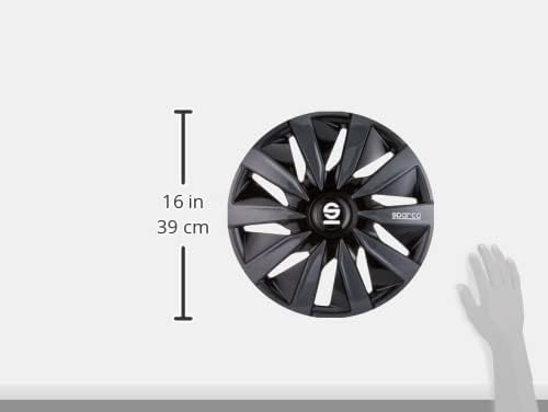 Sparco SPC1391BKGR Radzierblenden Lazio 13-Zoll Schwarz/Grau 13" Schwarz/Grau, 13" Schwarz/Grau