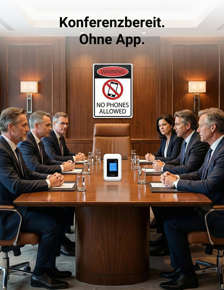 ANFIER A8 KI Übersetzer Kopfhörer, Offline AI Sprachübersetzer mit ChatGPT, Keine App Erforderlich,