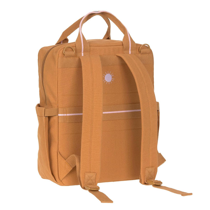 LÄSSIG Baby Wickelrucksack Wickeltasche mit Wickelunterlage und Kinderwagenbefestigung wasserabweise