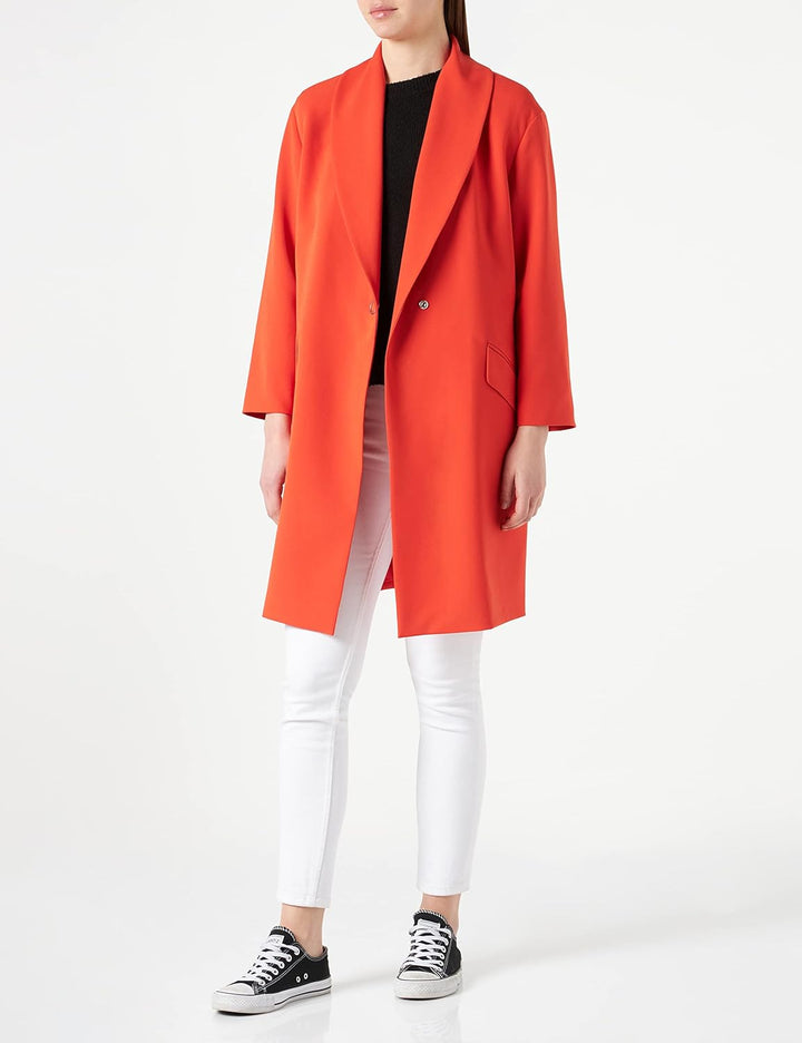 comma Damen Mantel Jacke 42 2600 Koralle, 42 2600 Koralle