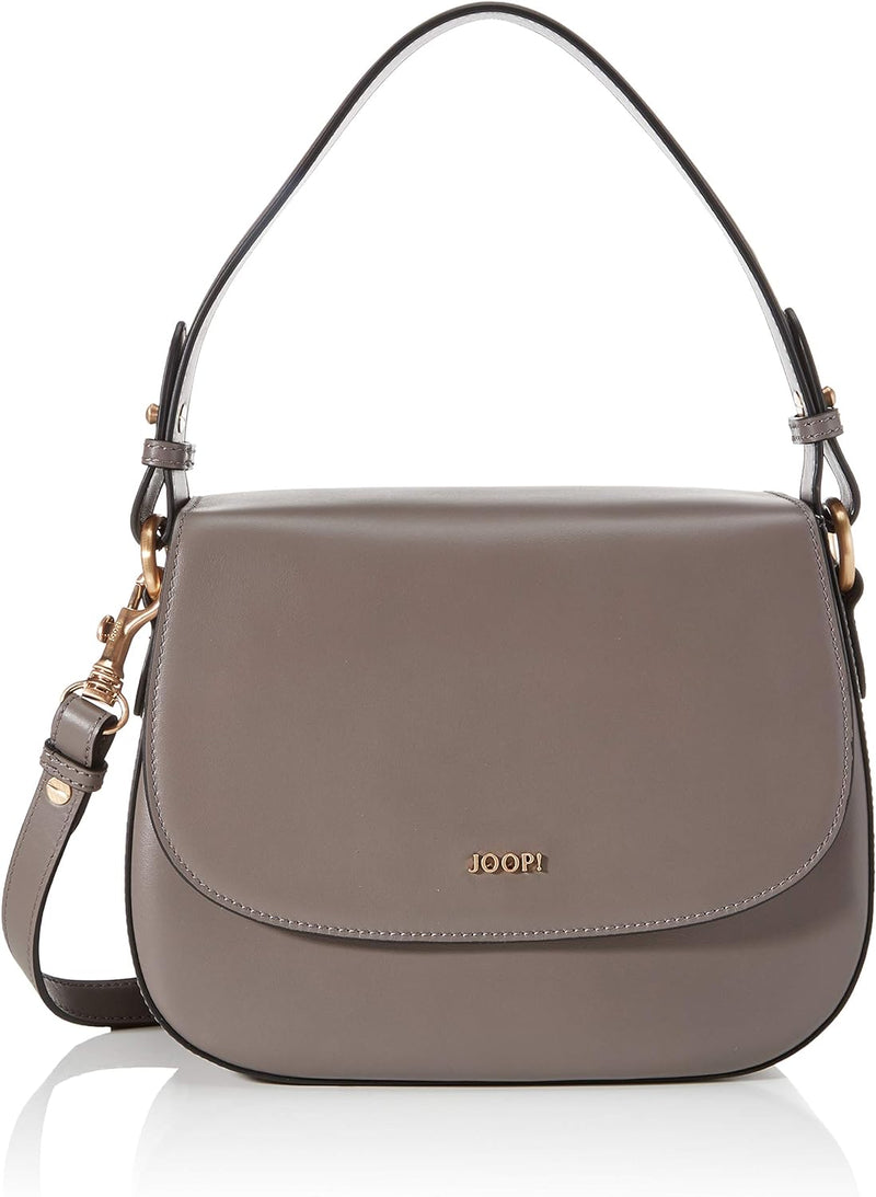 Joop! Damen Esmera Shoulder Bag (Flap), S Grau, Grau