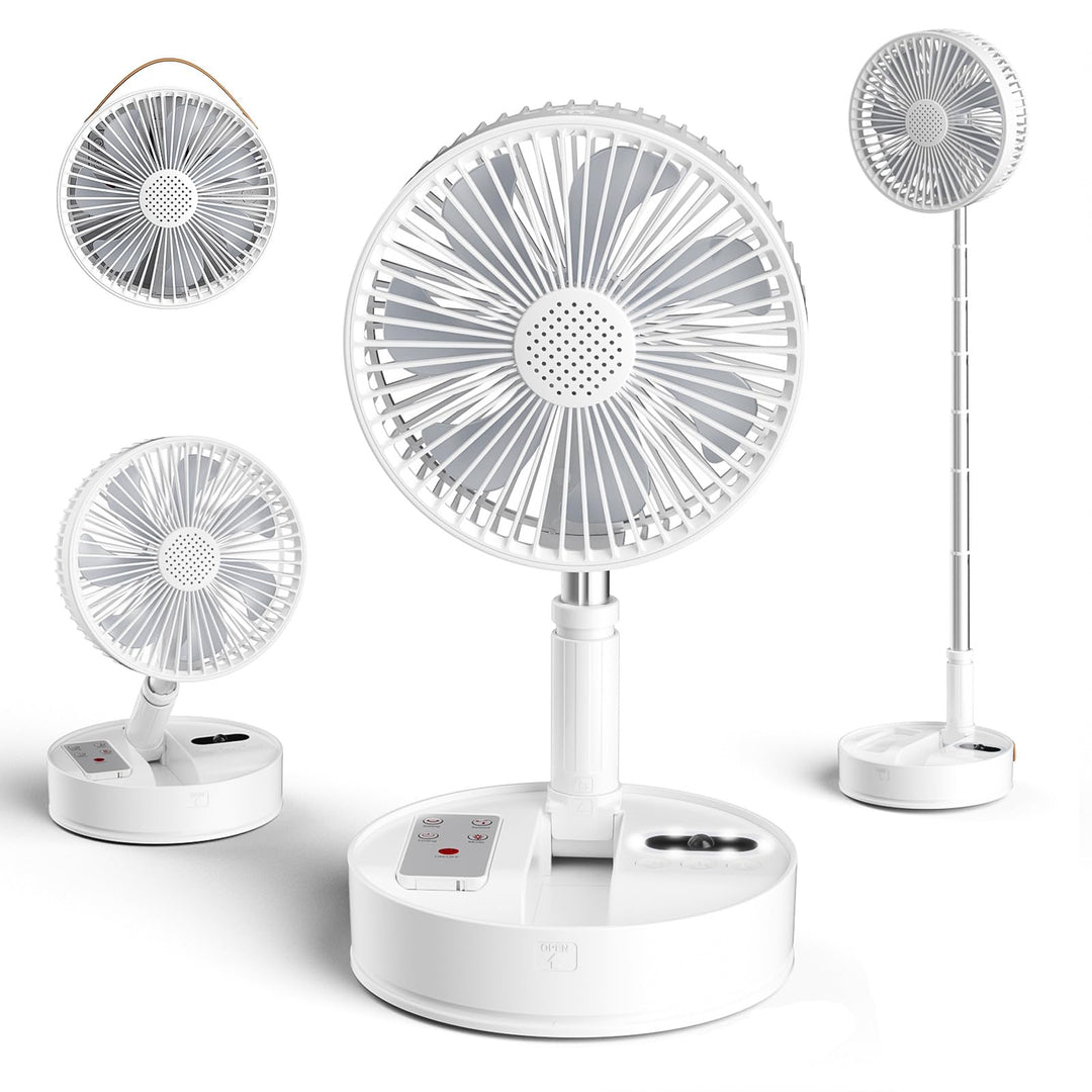 Marchpower leise Standventilator mit Fernbedienung Timing-Funktion 4 Geschwindigkeitsstufen Automati