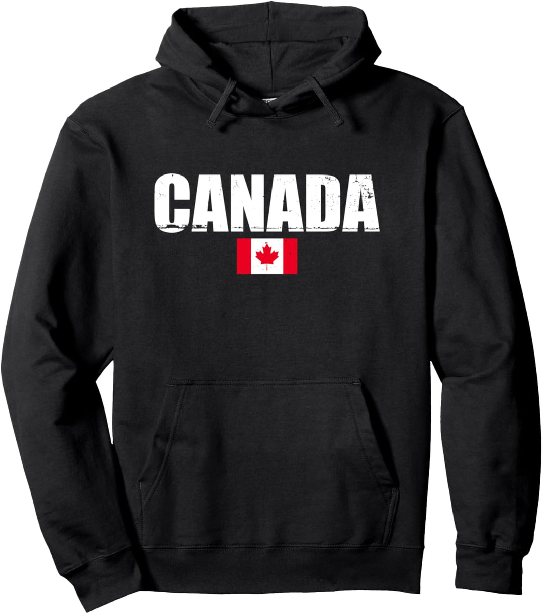 Kanada Canada Kanadische Flagge Stolzer Kanadier Pullover Hoodie