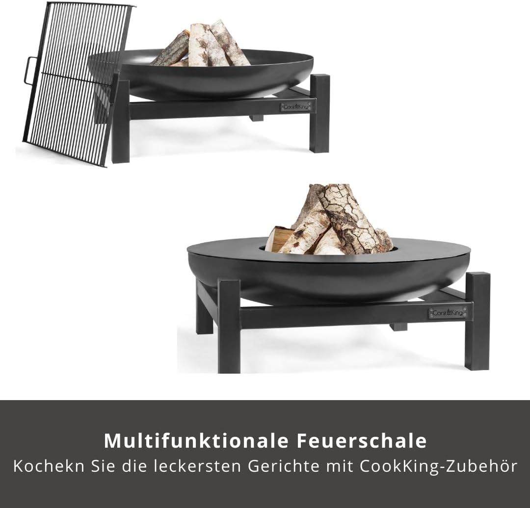 CookKing Feuerschale Feuerkorb Grill Feuerstelle - Panama - echte Handarbeit - Ø100cm