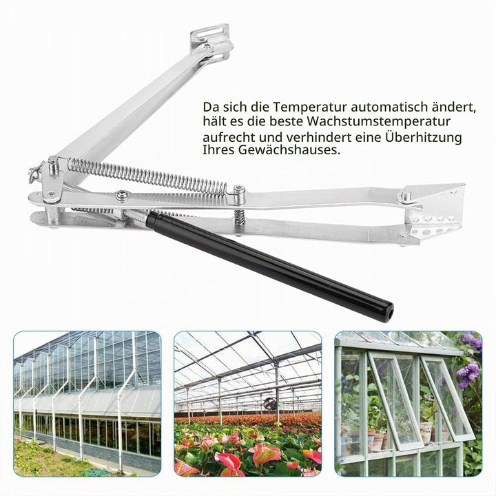 Gewächshaus Fensteröffner Automatische Dach Vent Opener Gewächshaus Zubehör Solar Fenster Louvre Gew