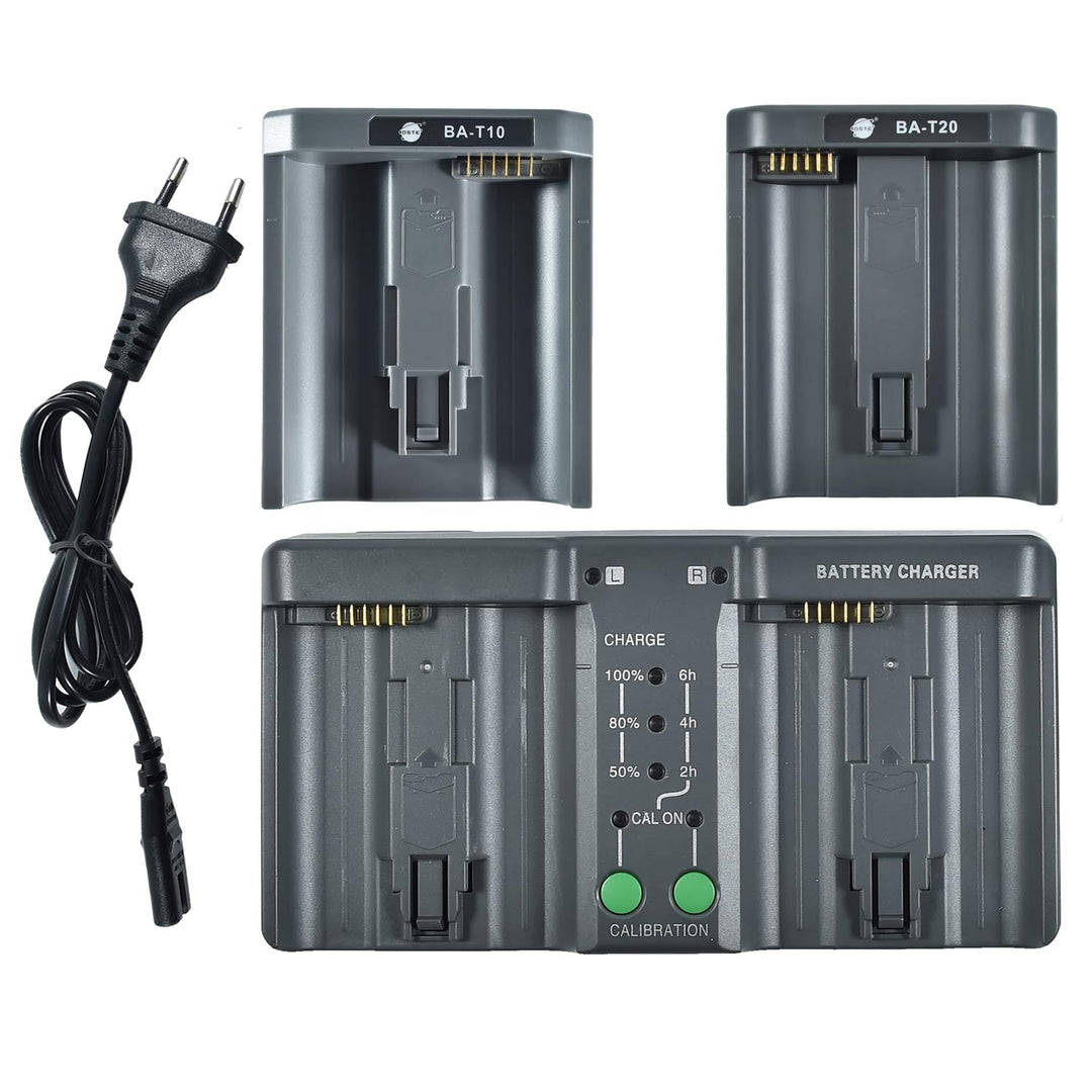 DSTE® DMH26A 3-in-one Power Batterie Ladegerät (EU-Stecker) Kompatibel für Nikon EN-EL18 EN-EL4 EN-E