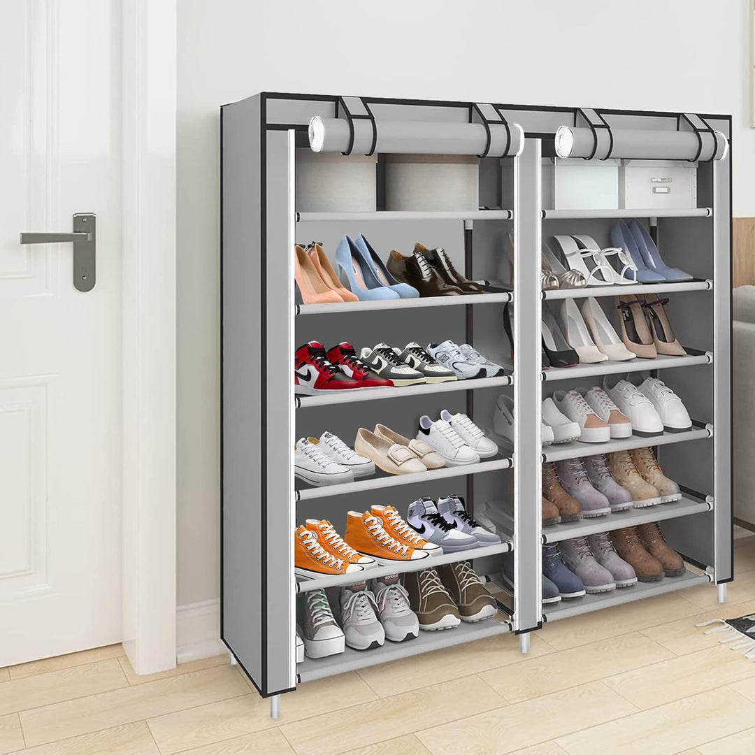 LANTUS Schuhschrank, Schuhschrank, Schuhregal, wasserdicht, 7 Schichten für 36 Paar Schuhe, Schrank