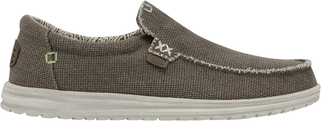 HEYDUDE - Mikka Braided Herren - Slip on Schuhe - Mokassin Stil 40 EU Fossil, 40 EU Fossil