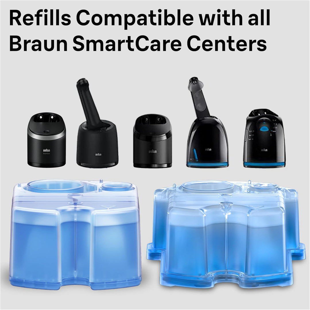 Braun Clean & Renew Reinigungskartusche CCR, 4 Count (Verpackung können variieren)
