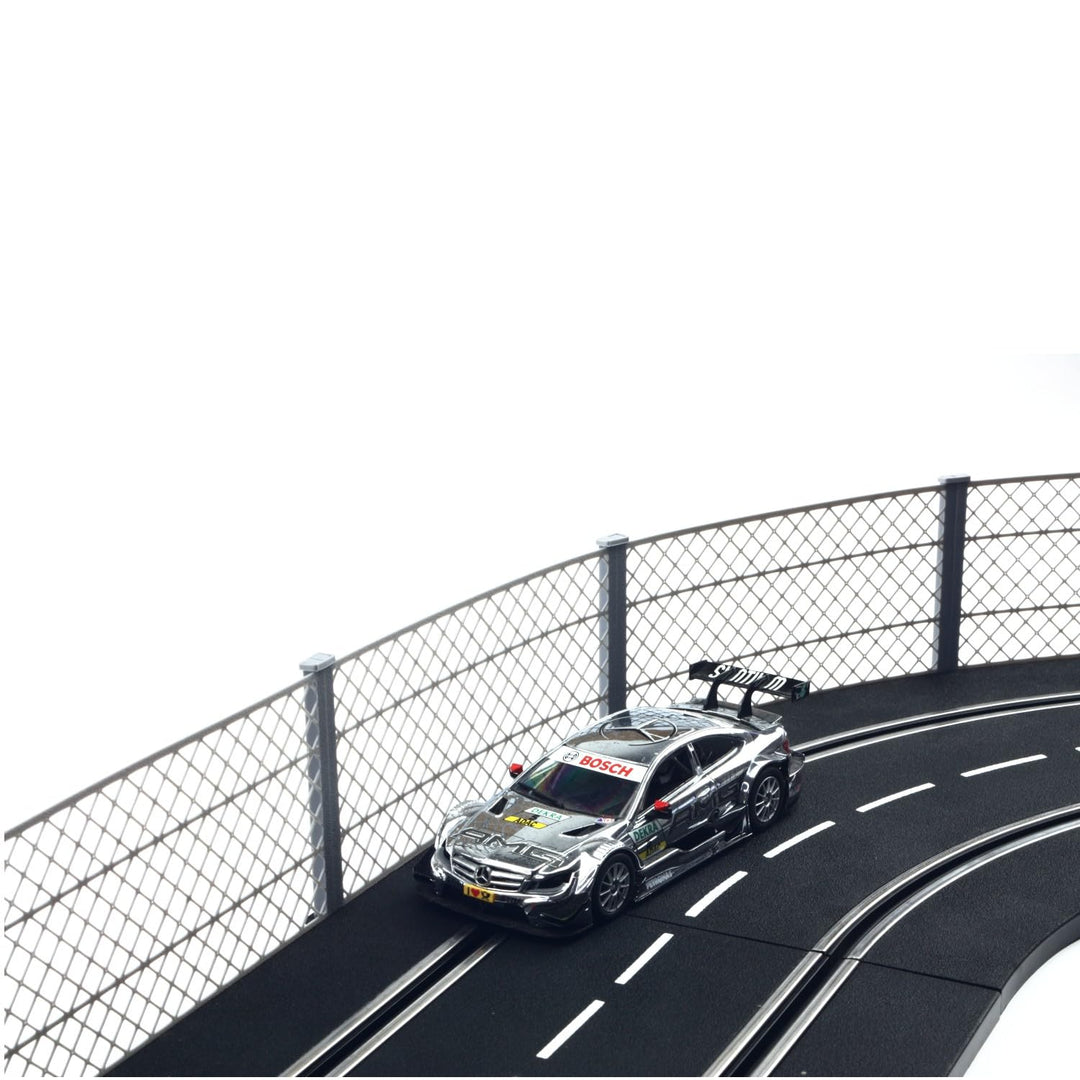 Overdrive-Racing Fangzaun System 5m kompatibel mit Carrera Digital 124 132 EVO Kurven Geraden Zaun B